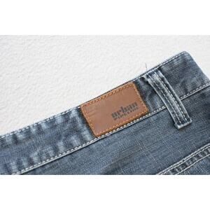 Urban Pipeline Relaxed BootCut Denim Blue Jeans Rugged Mens Size 38 x 32